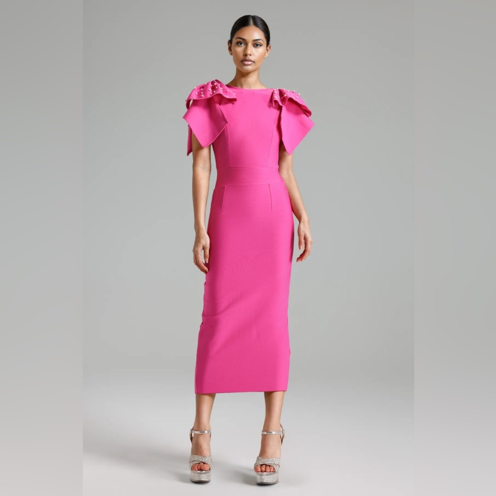 Taylor Diamante Bandage Dress